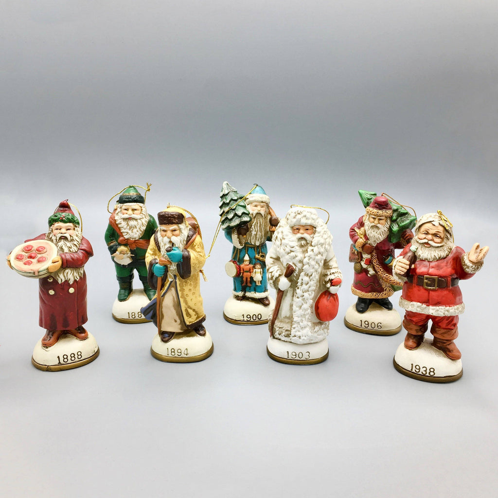Set of Seven Christmas Ornaments from Memories of Santa Series