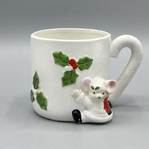 Vintage Ceramic Holiday Mug Fitz & Floyd Mug Fitz and Floyd 