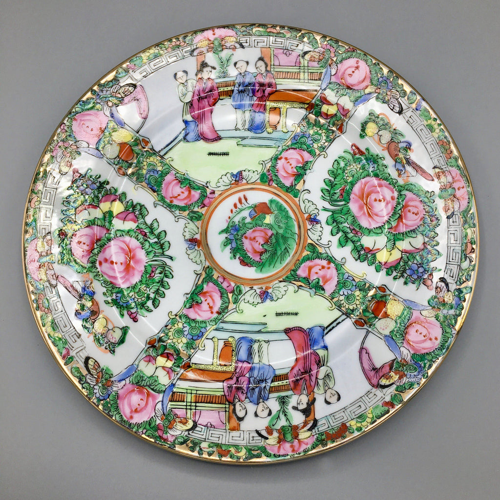 Antique top rose plates