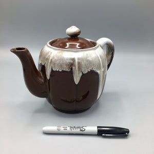 Vintage Japanese Drip Glaze Ceramic Teapot Teapot Vintage 
