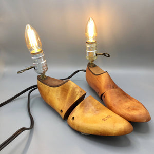 Vintage Wooden Florsheim Shoe Stretcher Lamps Lamp Vintage 