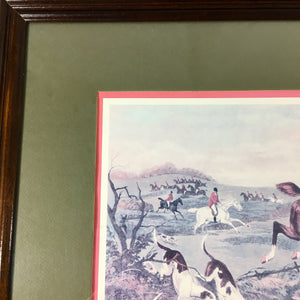 Fox Hunt Lithograph 'The Death' after William Shayer Junior Lithograph Vintage 