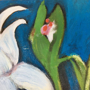 Impressionist Painting 'Lys' by Vietnamese Artist Anh-Van Truong Painting Contemporary 