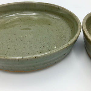 Pair of Teruo Hara Bowls Japanese Glazed Ceramic Bowl Vintage 