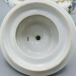 Porcelain Creamer and Sugar Bowl Set Czechoslovakia Victoria 1930s China Vintage 