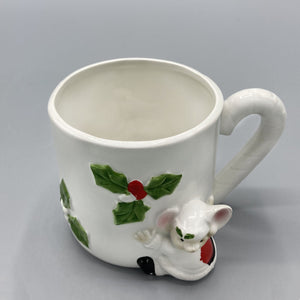 Vintage Ceramic Holiday Mug Fitz & Floyd Mug Fitz and Floyd 