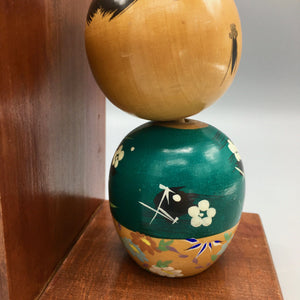 Vintage Japanese Bookends Wooden Kokeshi Bookend Vintage 