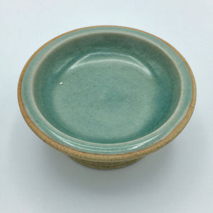 Vintage Siam Celadon Ceramic Small Footed Bowl Bowl Vintage 