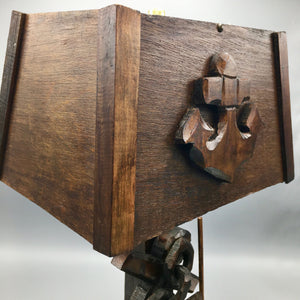 Vintage Wood Lamp Nautical Coastal Design Lamp Vintage 