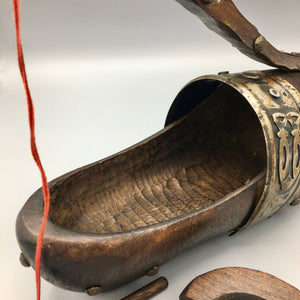 Vintage Wooden Shoe Bottle Holder Bottle holder Vintage 