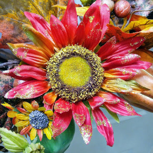 Vintage Wreath Fall Decor by a Folk Artist Wreath Vintage 